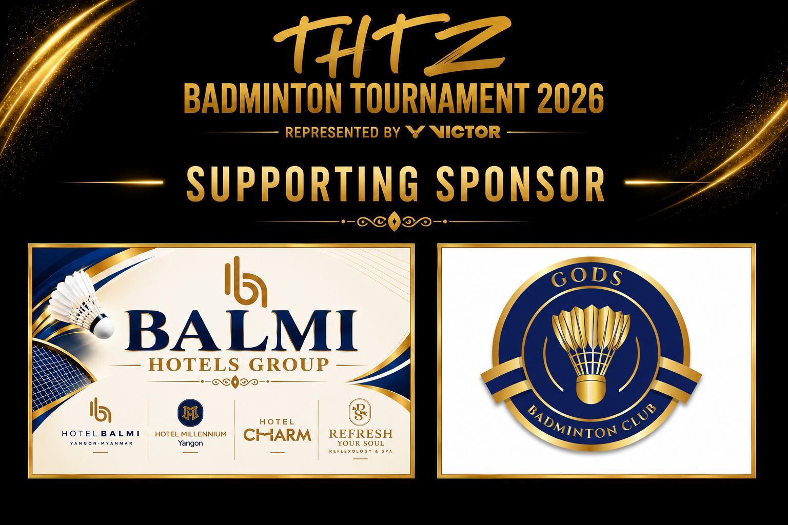 🏸✨ NEW SUPPORTING SPONSORS ✨🏸
